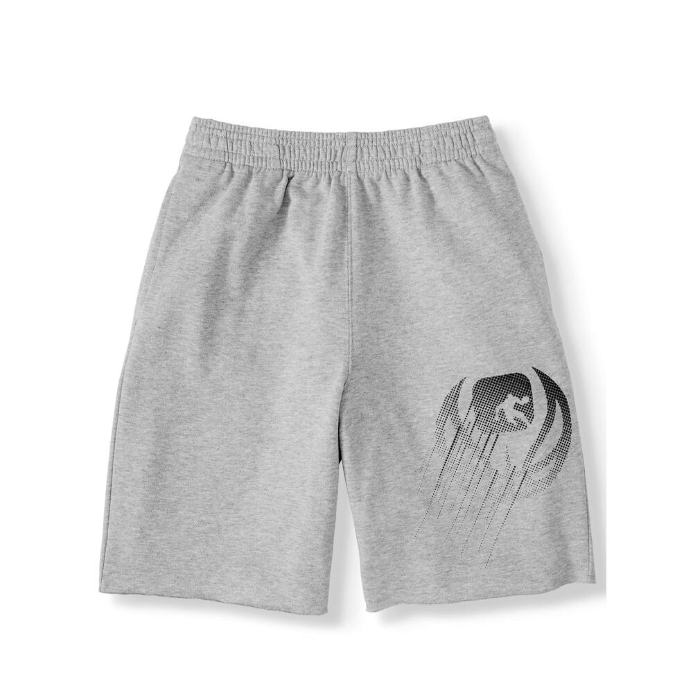 And 1 Boys Gray Athletic Graphic French Terry Sweat Shorts Youth Size XL 14/16